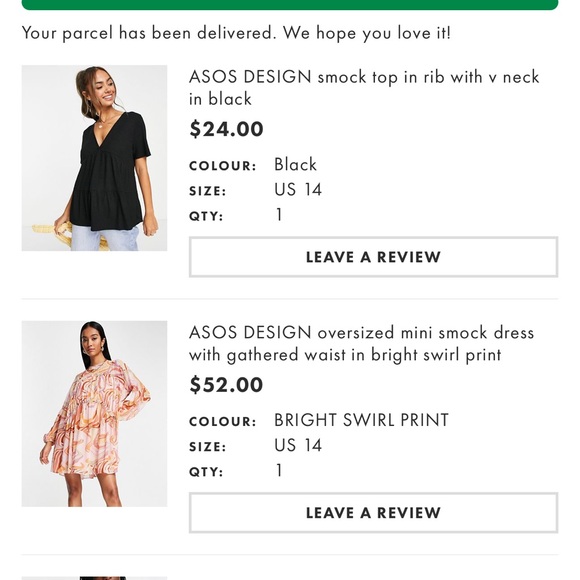 ASOS swirl smock dress - Picture 4 of 4